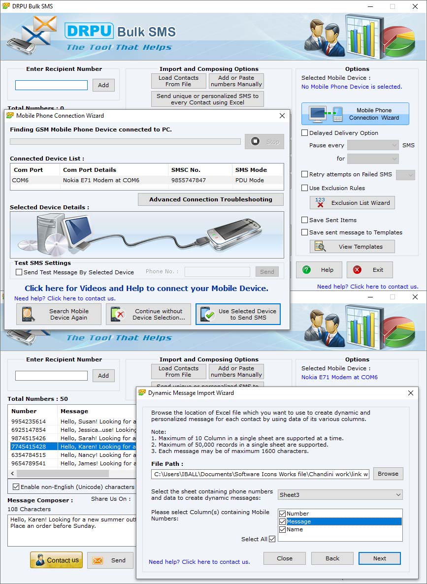 Screenshot of Bulk SMS Gateway 6.0.1.4