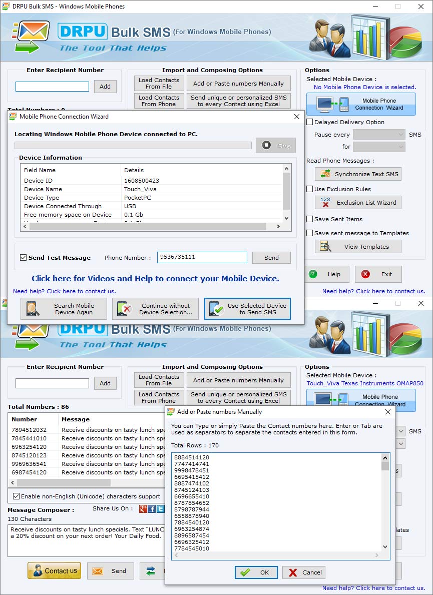 SMS for Windows 7.0.1.3