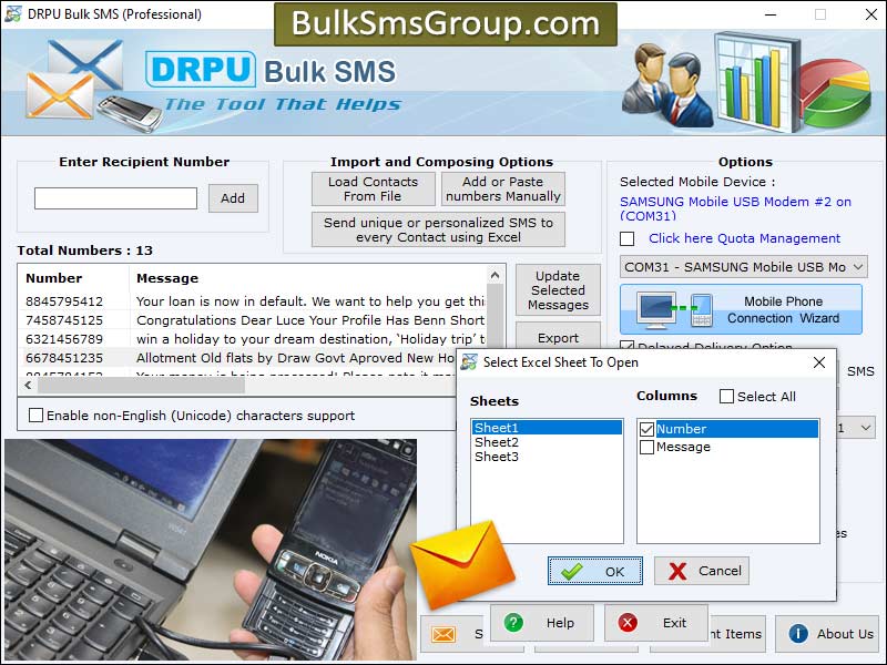 Bulk SMS GSM 8.2.1.0