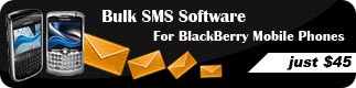 Bulk SMS Software for BlackBerry Mobile Phones