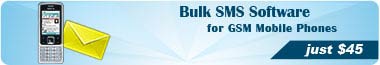 Bulk SMS Software for GSM Mobile Phones