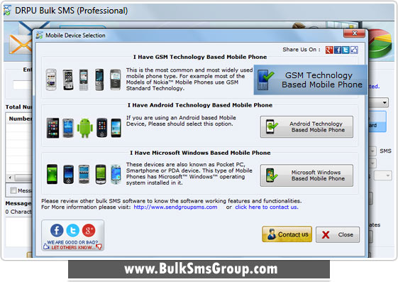 Bulk SMS Software – Professional