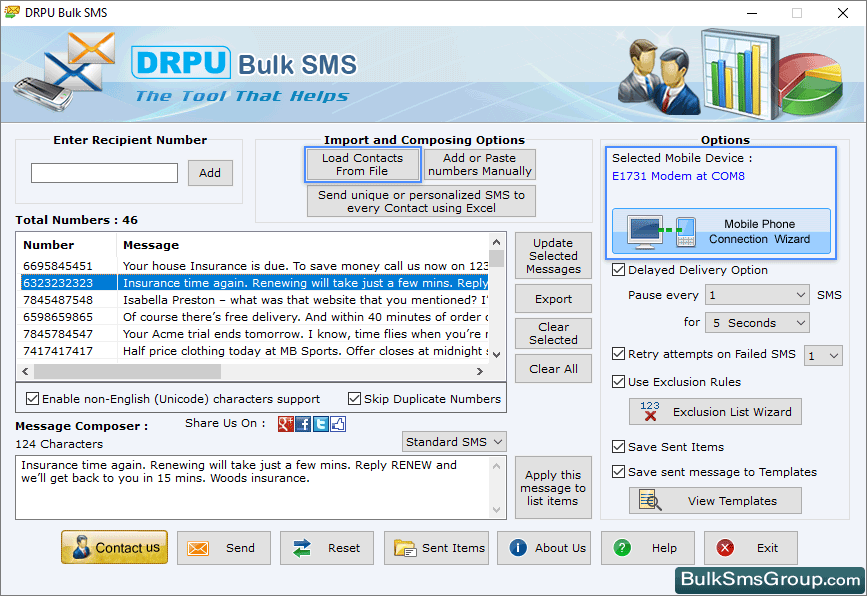 Mobile Phone Connection Wizard